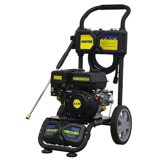 Hidrolavadora a gasolina de 5.5 HP 2900 PSI, 7.2 Lt por minuto, HG755 Surtek