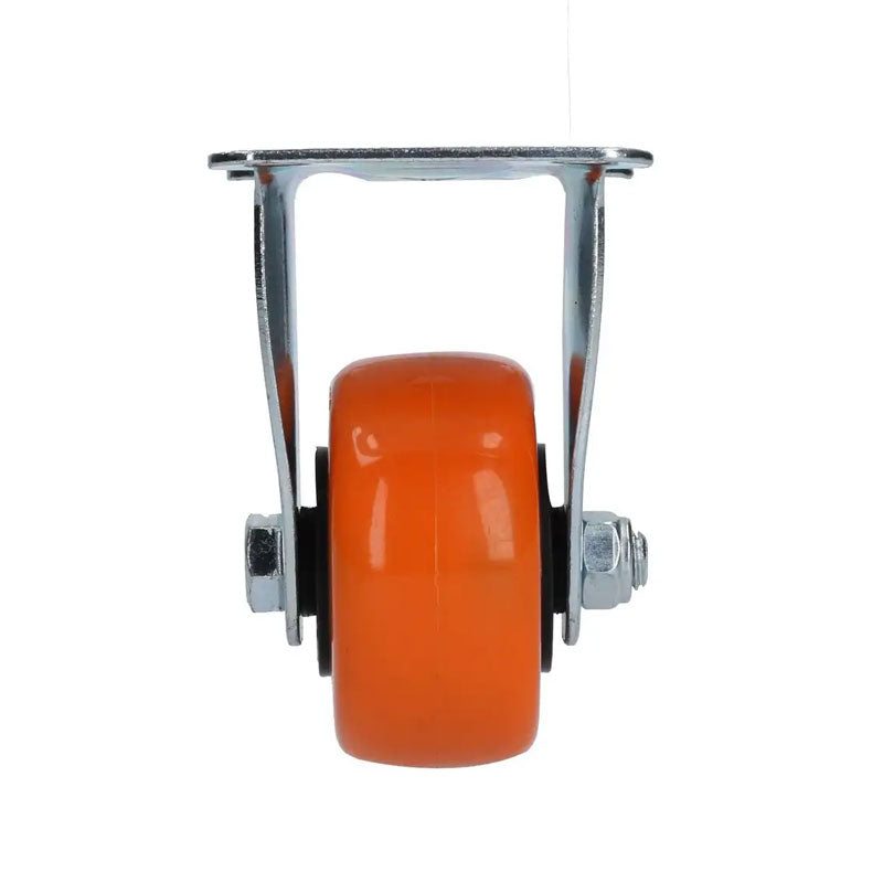 Rv6f rueda poliuretano naranja 2.1/2"x1.1/4" fija