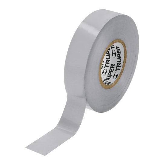Cinta de aislar 18 m x 19 mm gris M-33G, 12507, Truper