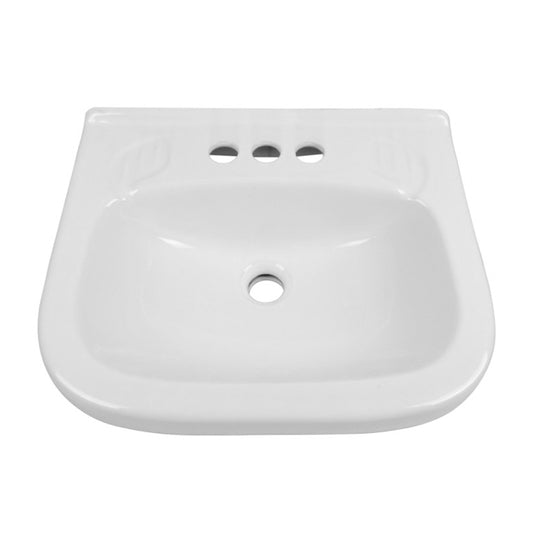 Lavabo Para Baño Color Blanco Fazenda Kisson