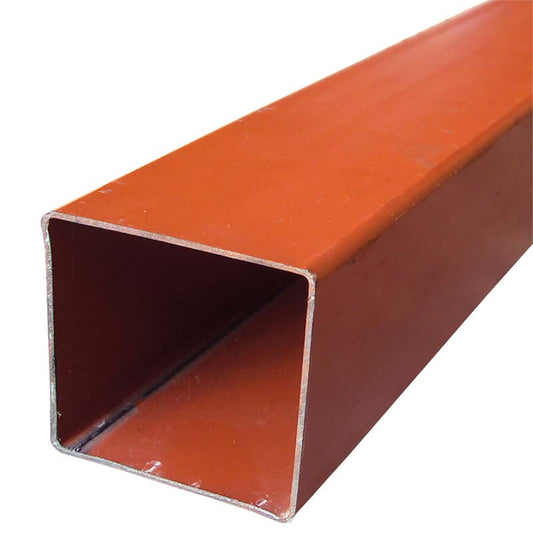 Tubular cuadrado 1/2" x 1/2" c050/212 c 18 negro