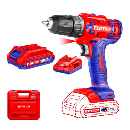 Taladro atornil.3/8"inal.20v ULCDL200528 Emtop