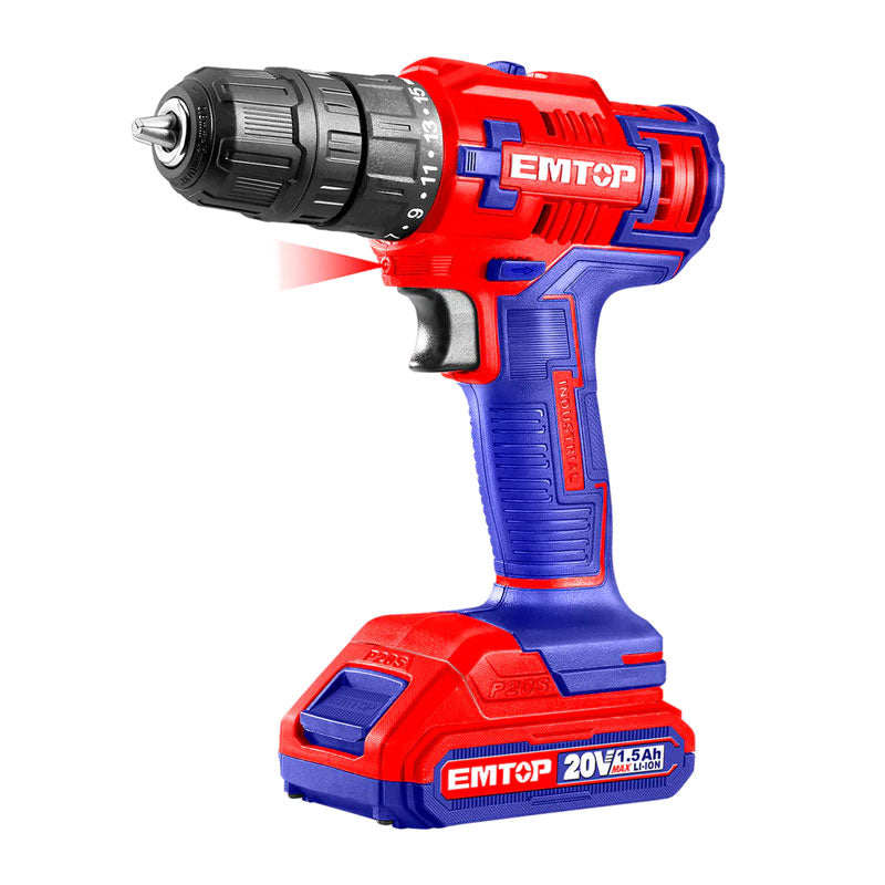 Taladro atornil.3/8"inal.20v ULCDL200528 Emtop