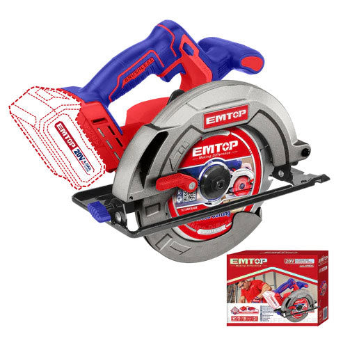 Sierra circular inalam.20v ELCS1851 Emtop