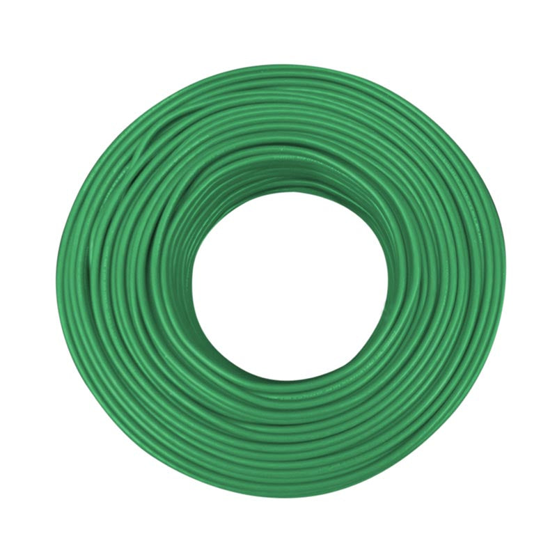 Cable luz thw c14 verde condulac*venta rollo 100mt