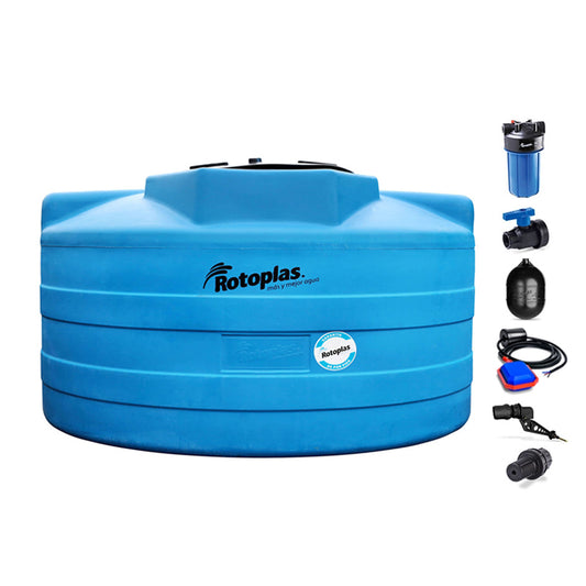 Cisterna de 5000 lts con accesorios, 510155 Rotoplas