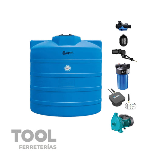 Cisterna equipada con sensor de nivel de 10,000 LT, CSMART, ROTOPLAS, 510216