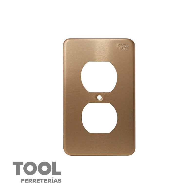 Placa de aluminio anodizado, DÚPLEX, 8800250
