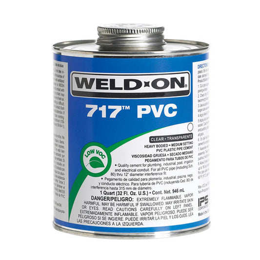 Pegamento 717 Weldon Para De Pvc 1 Lt