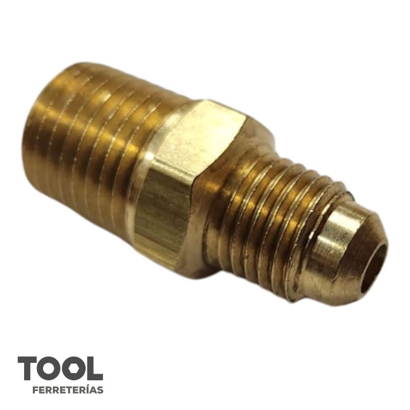 Niple Terminal Bronce 3/8" Fler X 1/4" Npt, S/M, 48F-06-04