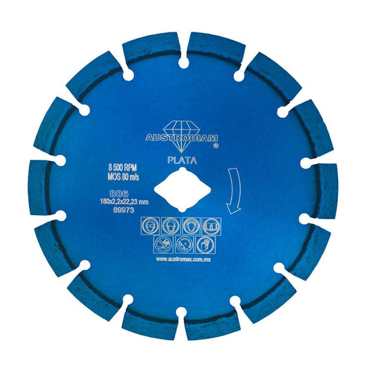 806 Disco Diam. 175x2.2x22.2 Segmentado Uso Gral - Tool Ferreterías / Ferretodo - Herramientas y material de construcción.