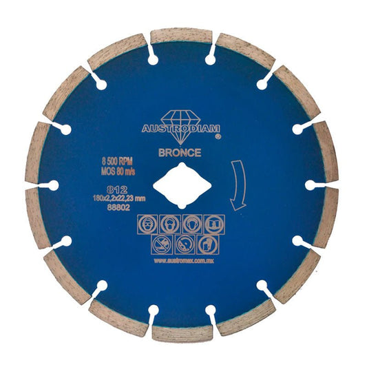 812 Disco Diam. 180x2x22.2 Segmentado Uso Gral - Tool Ferreterías / Ferretodo - Herramientas y material de construcción.