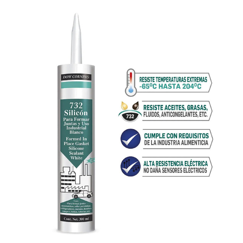 Silicón transparente multiusos, Dow Corning *2592407*2980157