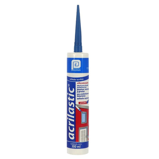 Acrilastic Sellador Acrílico Color Blanco De 300 Ml Pennsylvania - Tool Ferreterías / Ferretodo - Herramientas y material de construcción.