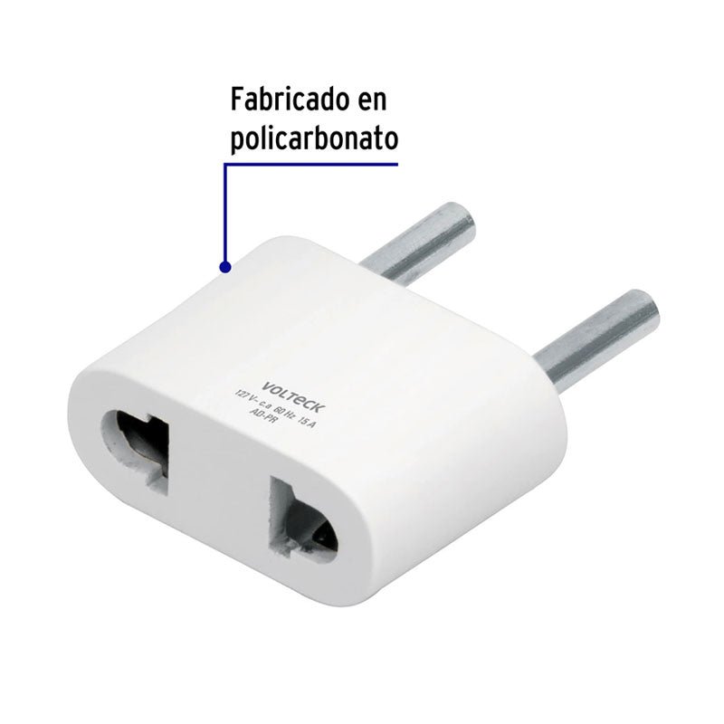 Adaptador Barra Plana A Redonda, Volteck - Tool Ferreterías / Ferretodo - Herramientas y material de construcción.