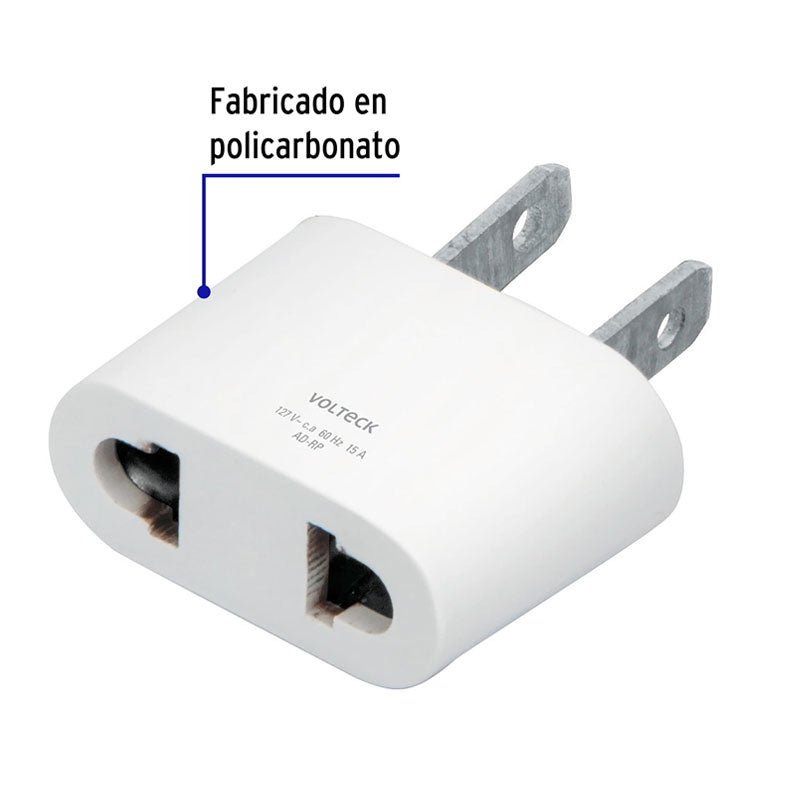 Adaptador Barra Redonda A Plana, Volteck - Tool Ferreterías / Ferretodo - Herramientas y material de construcción.