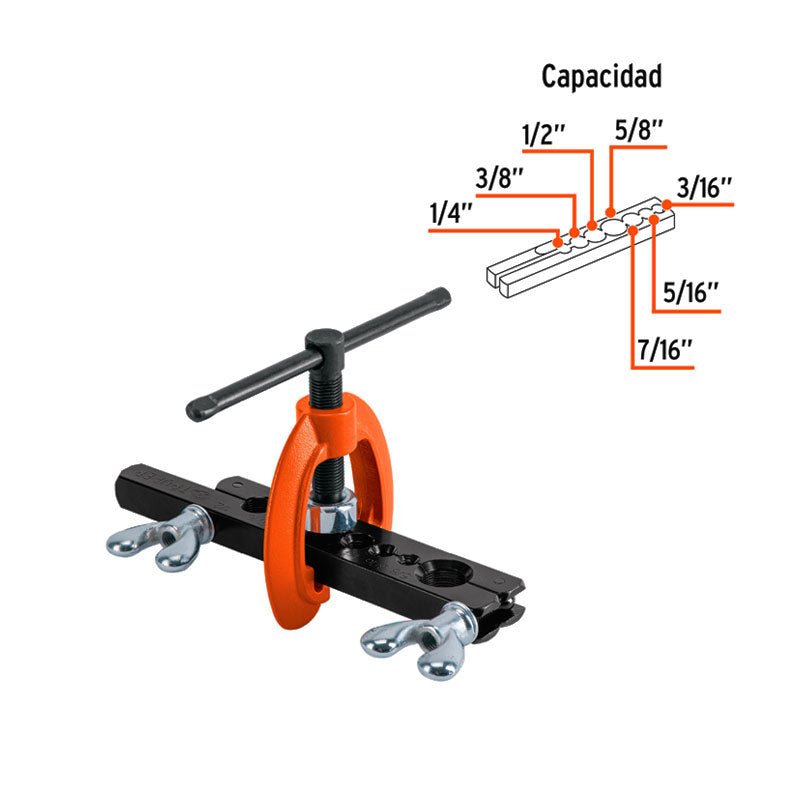 Avellanador De 3/16" A 5/8", Truper - Tool Ferreterías / Ferretodo - Herramientas y material de construcción.