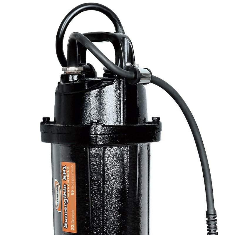 Bomba Sumergible Monofásica De 1 Hp 127 V Para Agua Limpia Sp1Me100H Evans - Tool Ferreterías / Ferretodo - Herramientas y material de construcción.