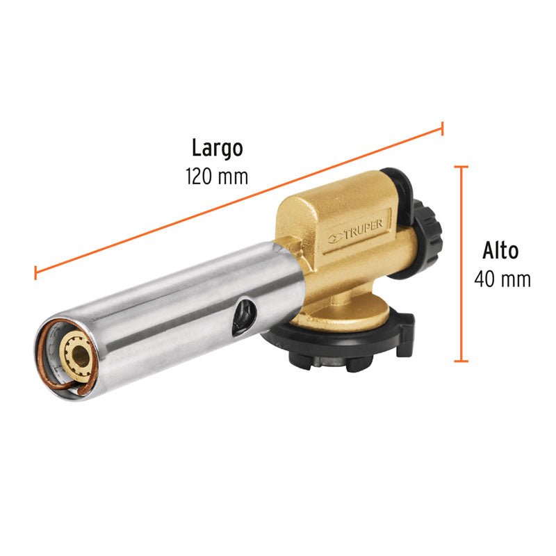 Boquilla Metálica Con Enc Electrónico P/Lata De 1/4 Vuelta - Tool Ferreterías / Ferretodo - Herramientas y material de construcción.