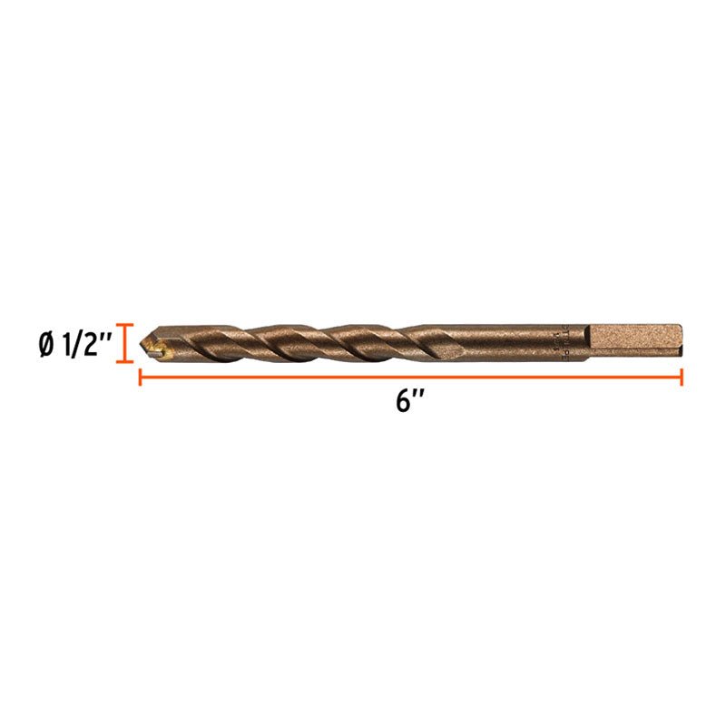 Broca Para Concreto De 1/2 X 6", Truper - Tool Ferreterías / Ferretodo - Herramientas y material de construcción.