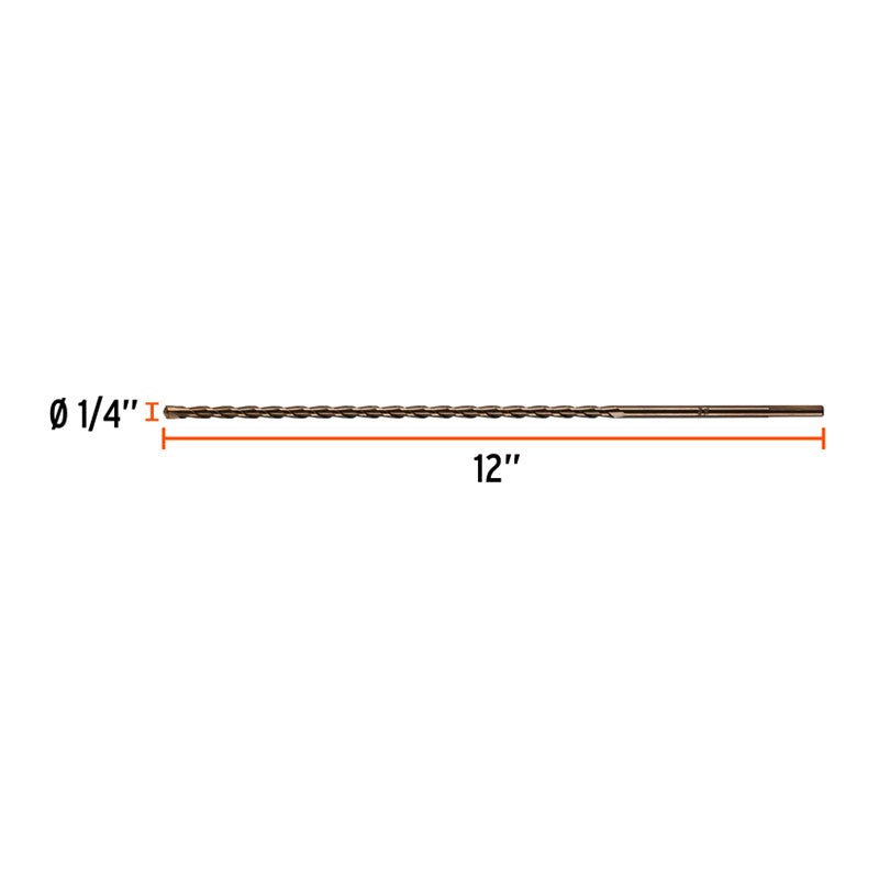 Broca Para Concreto De 1/4 X 12", Truper - Tool Ferreterías / Ferretodo - Herramientas y material de construcción.