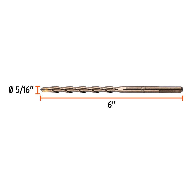 Broca Para Concreto De 5/16 X 6", Truper - Tool Ferreterías / Ferretodo - Herramientas y material de construcción.