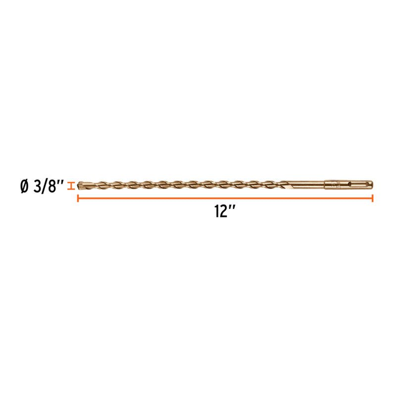 Broca Sds Plus 3/8 X 12", Truper - Tool Ferreterías / Ferretodo - Herramientas y material de construcción.