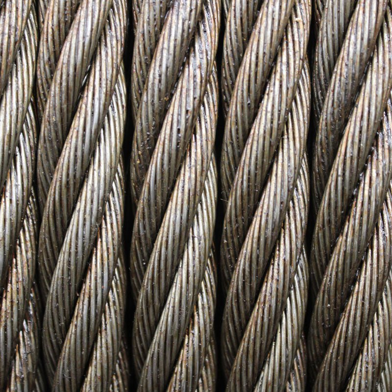 Cable De Acero Alma De Acero De 1/4" 6 X 19 - Tool Ferreterías / Ferretodo - Herramientas y material de construcción.