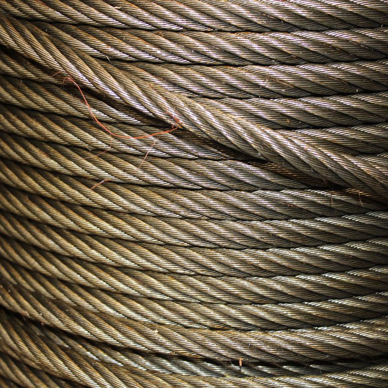 Cable De Acero Alma De Fibra De 1/2" 6 X 19 - Tool Ferreterías / Ferretodo - Herramientas y material de construcción.