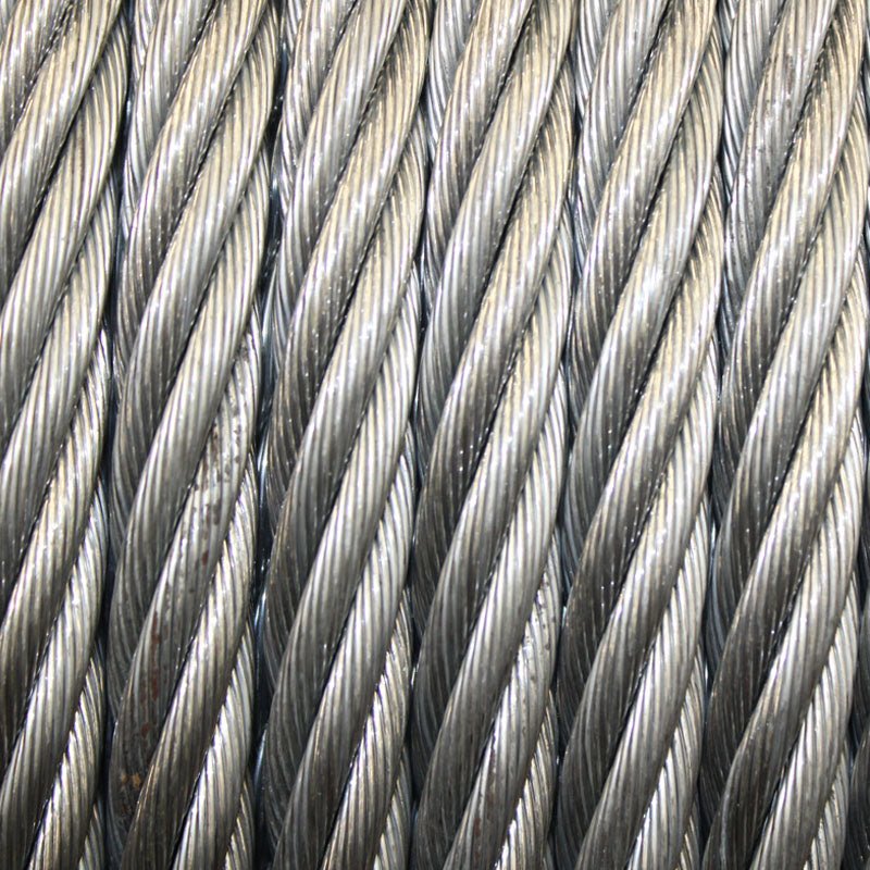 Cable De Acero Galvanizado Alma De Acero De 1/2" 6 X 19 - Tool Ferreterías / Ferretodo - Herramientas y material de construcción.