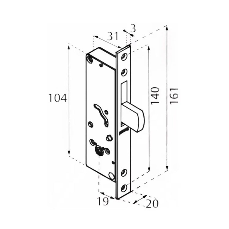 Cerradura X 450 An Phillips Mx1243 Caja - Tool Ferreterías / Ferretodo - Herramientas y material de construcción.