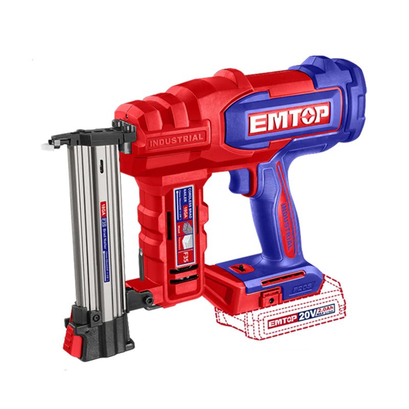 Clavadora inalámbrica de 20 V, ELBNLI2005 Emtop - Tool Ferreterías / Ferretodo - Herramientas y material de construcción.