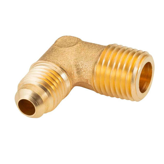 Codo Terminal Bronce 1/2" Fler X 1/2" Npt - Tool Ferreterías / Ferretodo - Herramientas y material de construcción.