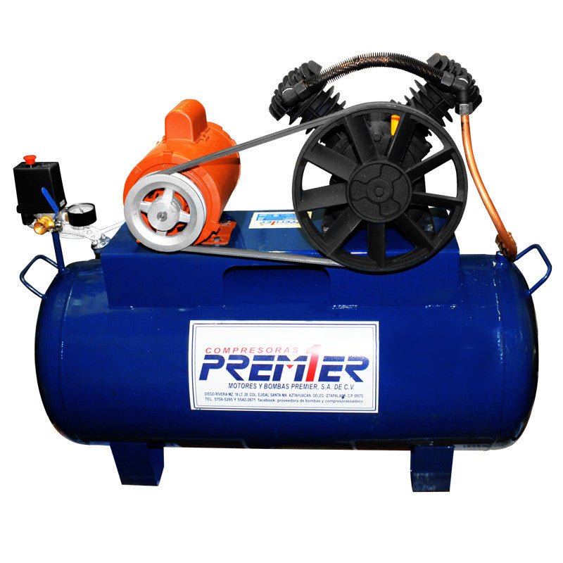 Compresor 1 Hp C/Tanque 108 Lt 150 Psi Premier - Tool Ferreterías / Ferretodo - Herramientas y material de construcción.