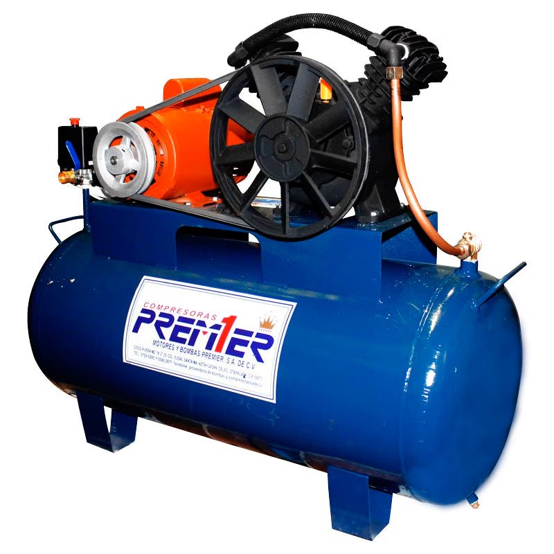 Compresor 3/4 Hp C/Tanque 60 Lt 100 Psi Premier - Tool Ferreterías / Ferretodo - Herramientas y material de construcción.