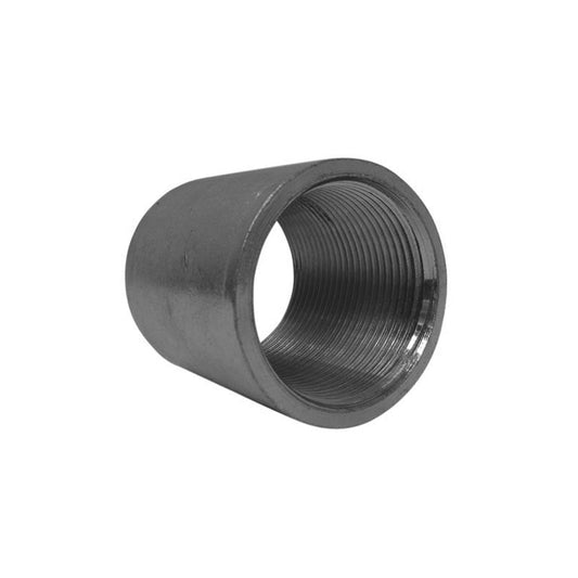 Cople De 1.1/4" Negro Liso Roscado - Tool Ferreterías / Ferretodo - Herramientas y material de construcción.