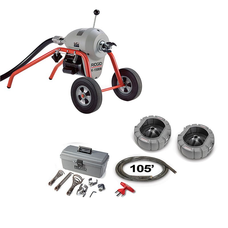 Destapadora Desagüe K 1500B Ridgid 23717 - Tool Ferreterías / Ferretodo - Herramientas y material de construcción.