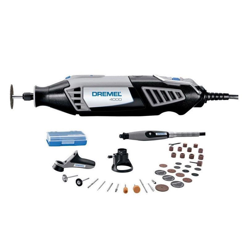 Dremel 4000 Mototool Con 3 Aditamentos Y 36 Accesorios + Maletín - Tool Ferreterías / Ferretodo - Herramientas y material de construcción.