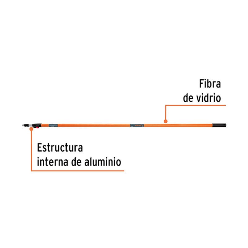 Extensión De 3.6 M De Fibra De Vidrio Para Rodillo, Truper - Tool Ferreterías / Ferretodo - Herramientas y material de construcción.