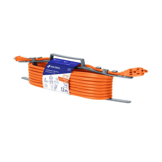 Extensión Eléctrica De Uso Rudo 12 M 2X16 Awg, Volteck - Tool Ferreterías / Ferretodo - Herramientas y material de construcción.