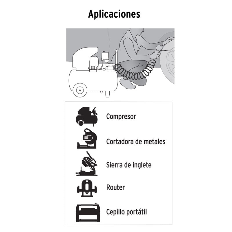 Extensión Reforzada Aterrizada 4 M 3X14 Awg, Volteck - Tool Ferreterías / Ferretodo - Herramientas y material de construcción.