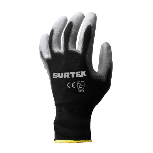 Guante Nylon Poliuretano Mediano Gnpm Surtek - Tool Ferreterías / Ferretodo - Herramientas y material de construcción.