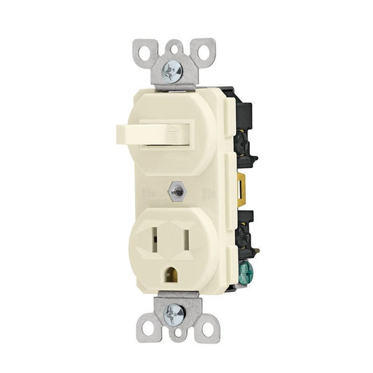 Interruptor de palanca con contacto, línea Standard, color marfil, 46001 Volteck COAP S - Tool Ferreterías / Ferretodo - Herramientas y material de construcción.