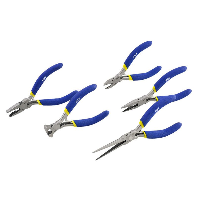 Juego de 5 mini pinzas de 5", 142041 Foy - Tool Ferreterías / Ferretodo - Herramientas y material de construcción.