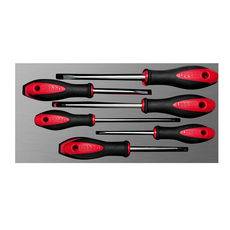 Juego De 6 Destornilladores Mango Bimaterial Ch115L Urrea - Tool Ferreterías / Ferretodo - Herramientas y material de construcción.