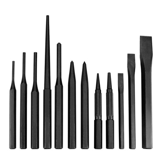 Juego De Puntos, Punzones, Cinceles, Botadores, 12 Piezas No.8 Urrea - Tool Ferreterías / Ferretodo - Herramientas y material de construcción.