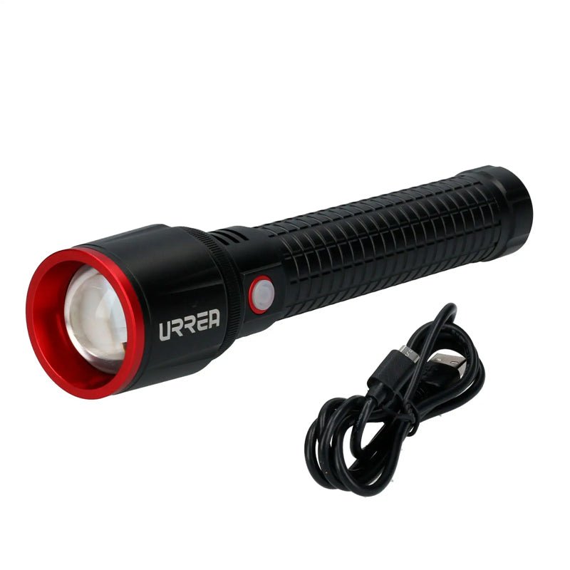 Linterna de LED de alta potencia recargable de 3,000 lm, LAPU3 Urrea - Tool Ferreterías / Ferretodo - Herramientas y material de construcción.