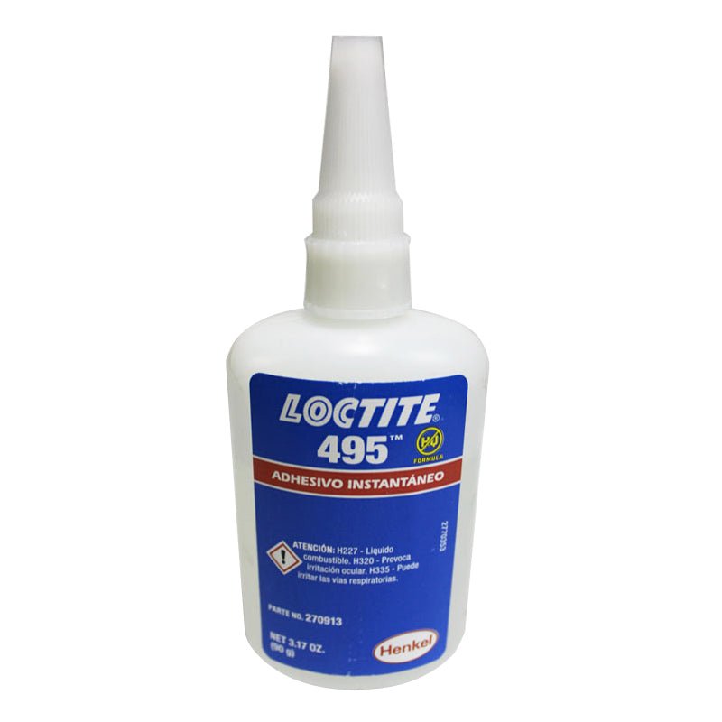 Loctite 495 Adhesivo Instantáneo De 90 Gramos - Tool Ferreterías / Ferretodo - Herramientas y material de construcción.