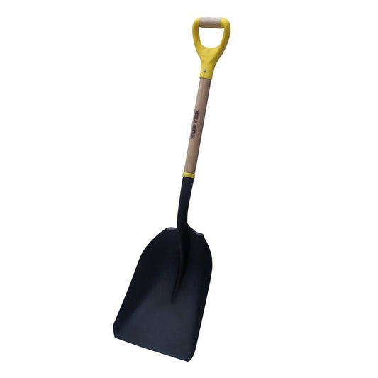 Pala tipo carbonera con mango de madera con puño contractor grip, 130604 Surtek - Tool Ferreterías / Ferretodo - Herramientas y material de construcción.