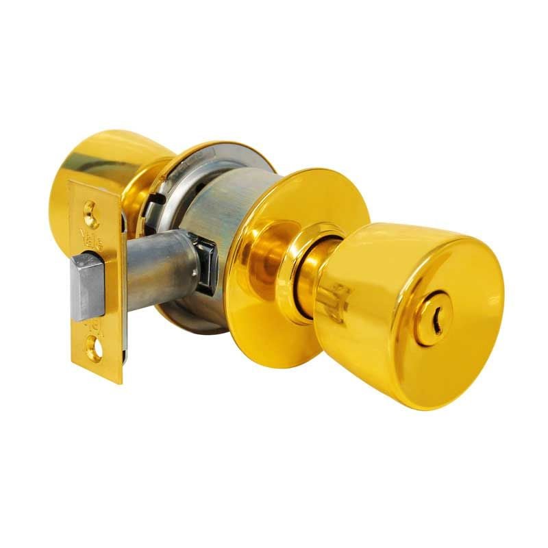 Perilla Yale Tulip Baño Latón Brillante Mx80167 - Tool Ferreterías / Ferretodo - Herramientas y material de construcción.